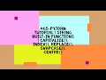 -PYTOHN TUTORIAL STRING BUILT-IN FUNCTIONS CAPITALIZE INDEX REPLACE SWAPCASE CENTRE