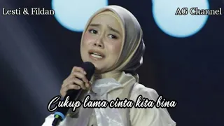 lesti derita akustik versi lirik