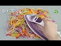IRON a leftover thread you will not believe the incredible results Superb recycle idea