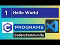 1 - Hello World in C First Program