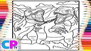 T - Rex Rex Coloring Pages coloringpagestv Syn Cole