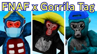 FNF Five Nights at Freedy x Gorrila Tag (Five Nights at Monkeys Night 1 Demo) Cutscenes -Alex, Viper