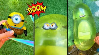 Inflating Minions with Water until they BLOW!💧💥