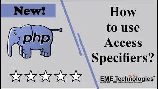 How to use Access Specifiers in PHP