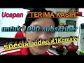 Download Lagu UCAPAN TERIMA KASIH 1000 SUBSCRIBER PERTAMAKU || SPECIAL VIDEO 1K SUBSCRIBERS