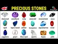 Precious stones gemstones jewels in English vocabulary with pictures - Learn English