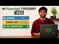 Playwright TypeScript Tags Tutorial Run smoke regression Tests