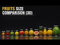 3D Fruit Size Comparison Smallest to Biggest Fruits in the World