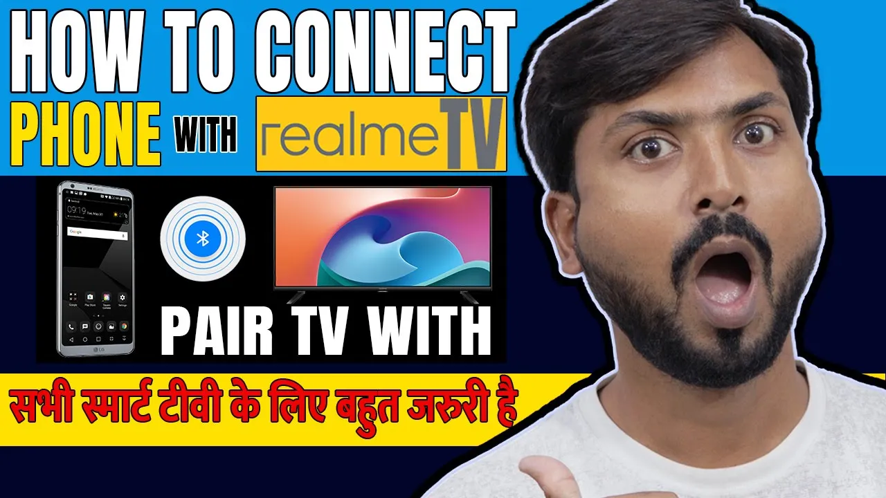 How to Connect Phone with TV Via Bluetooth | Connect Realme Smart TV | Helps Cast & Mobile TV Remote