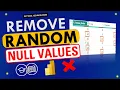 Remove Random Null Values from Columns in Power Query Power BI