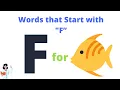 Words that start with F F for fish