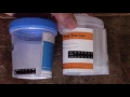 How to read the temperature test strip on a cup test What does it do