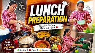 Peaceful Morning 🥰 Quick Lunch Preparation 😍 #sathishanitha #vlog #lunchbox #lunchboxrecipe #lunch 