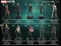 THE MARVEL MOVIE COLLECTION FIGURINES by EAGLEMOSS COMPLETE
