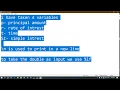C program to calculate the simple interest