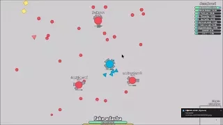 Diep io Killing a Triple Team