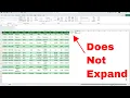 Stop Excel From Automatically Expanding Your Tables When Adding a New Row or Column