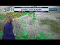 Tracking the chance of severe storms Wednesday