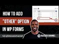 How to Add an Other Option for Checkboxes Multiple Choice or Dropdown fields in WPForms