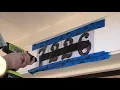 Installing House Numbers the Lazy Way DIY Cheat