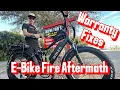 Wired Freedom 2024 E-Bike Fire Aftermath Battery Balancer Locks Controller Replacement