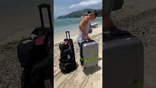 Ever Wonder How Luggage Gets Onto a Boat? 😂🧳⛵