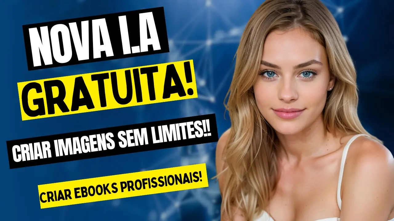 NOVA INTELIGÊNCIA ARTIFICIAL GRÁTIS CRIAR IMAGENS ILIMITADAS MAIS CRIAÇÃO DE EBOOKS EM SEGUNDOS