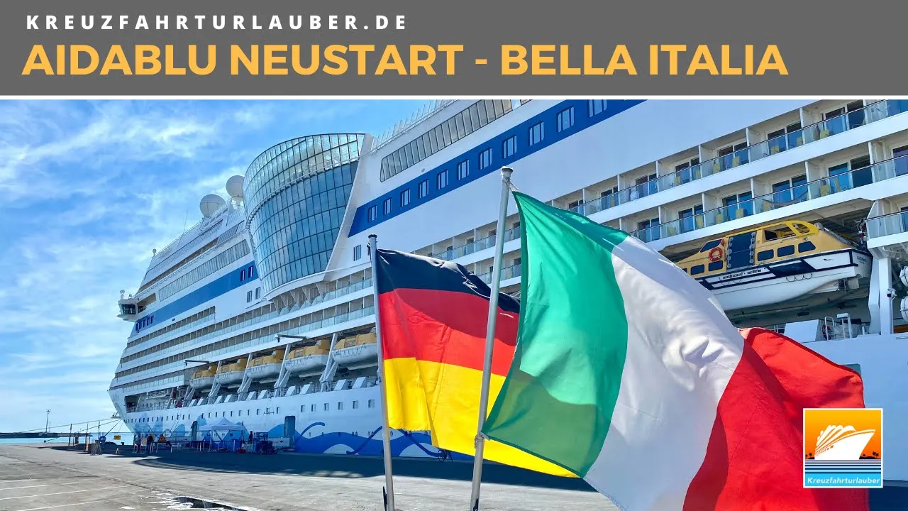 VLOG1: Neustart AIDA: Bella Italia mit AIDAblu - Es geht wieder los!