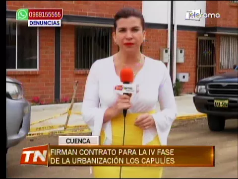 Firman contrato para la IV fase de la urbanización Los Capulíes