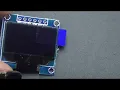 0 96 inch OLED display module SPI interface Sample Code Blue