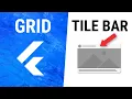 Flutter GridTileBar Widget