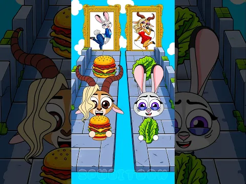 Perfect Puzzle Run Challenge - Judy Hopps or Gazelle Sprunki Zootopia2! 667%