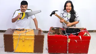 تحدي أول واحد يكسر صندوق يفوز بالجائزة 5000 