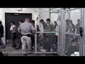 U S Border Protection footage of McAllen processing center