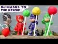 Lagu PJ Masks to the rescue - Toy stories for kids TT4U