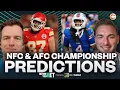 NFC AFC CHAMPIONSHIP GAME PICKS PREDICTIONS w JAKE BUTT