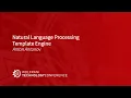 Natural Language Processing Template Engine