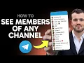 How to See Members in Any Telegram Channel Step by Step
