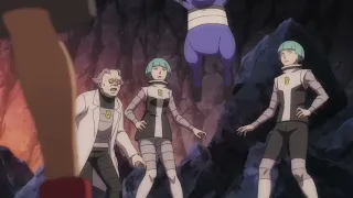 Team Galactic Grunts belly punch ko