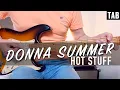 Download Lagu Donna Summer - Hot Stuff | Guitar cover WITH TABS | IMPROVISED OUTRO SOLO