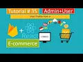 Tutorial React E--Firestore User Account Settings Part-4
