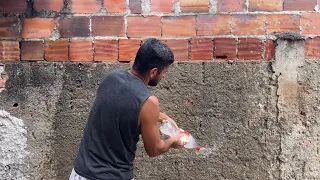 Você Nunca Mais Vai querer Rebocar a sua Parede Depois de Ver Isso 