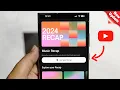 Lagu How to find your youtube music recap 2025 (FIXED)