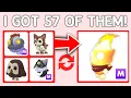 TRADING For MEGA EMBERLIGHTS In Adopt Me