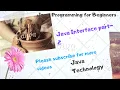 Java Interface part 2 by Suresh