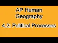 4 2 Sovereignty Self-Determination Political Processes AP Human Geography