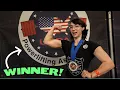 I won my first powerlifting competition they didn t test me