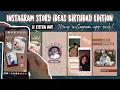 INSTAGRAM STORY IDEAS BIRTHDAY EDITION - using ig app only!