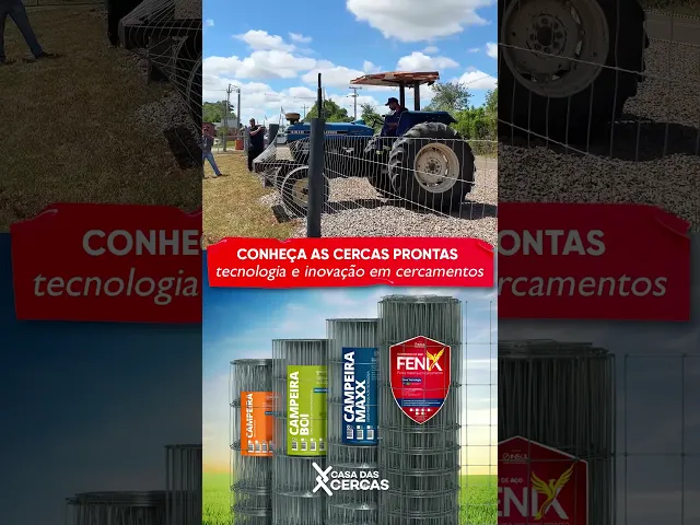 Vídeo do produto - Cercas Prontas