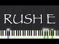 Rush E - Piano Tutorial Medium